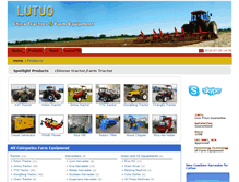Tablet Screenshot of luzhong-tractor.com